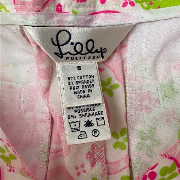 Lilly Pulitzer white label Blackjack Tiger print - Picture 3 of 5